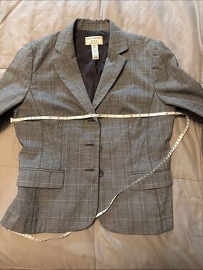 Covington Gray Plaid Women's Tailored Blazer